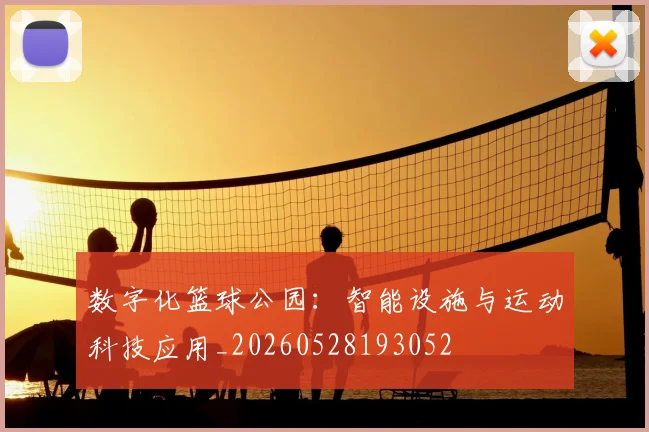 数字化篮球公园：智能设施与运动科技应用_20260528193052
